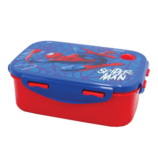 Spiderman Evergreen Sandwich-Box Mikrowellengeeignete Brotdose für Kinder – 18 × 13 × 7 cm