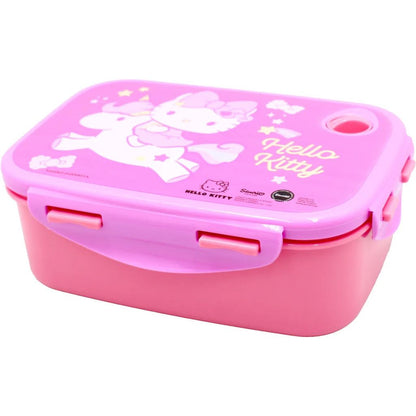 Hello Kitty Licorne Boîte à déjeuner pour enfants, compatible micro-ondes – 18 × 13 × 7 cm