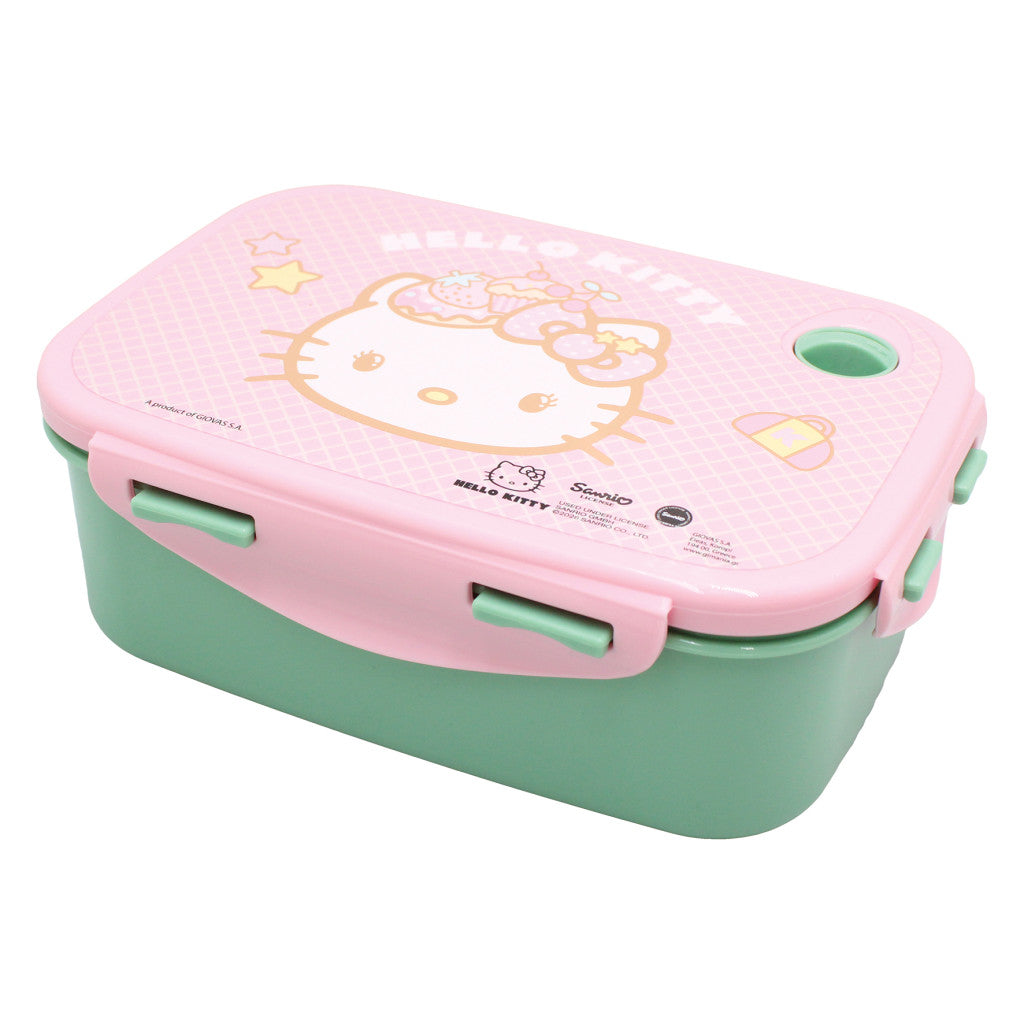 Hello Kitty Cupcake Mikrowellengeeignete Brotdose für Kinder – 18 × 13 × 7 cm