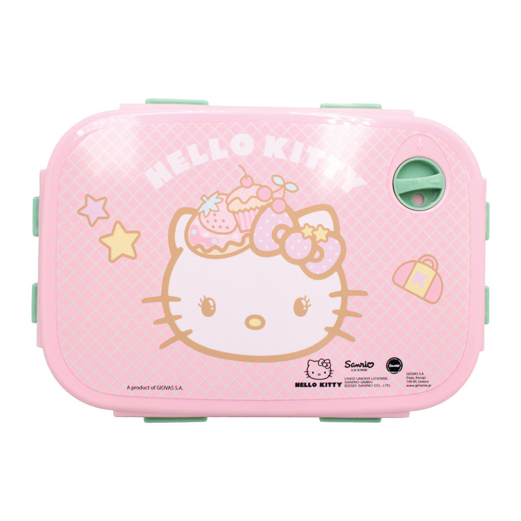 Hello Kitty Cupcake Mikrowellengeeignete Brotdose für Kinder – 18 × 13 × 7 cm
