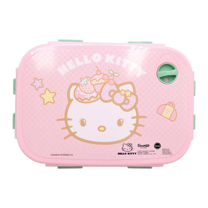 Hello Kitty Cupcake Mikrowellengeeignete Brotdose für Kinder – 18 × 13 × 7 cm