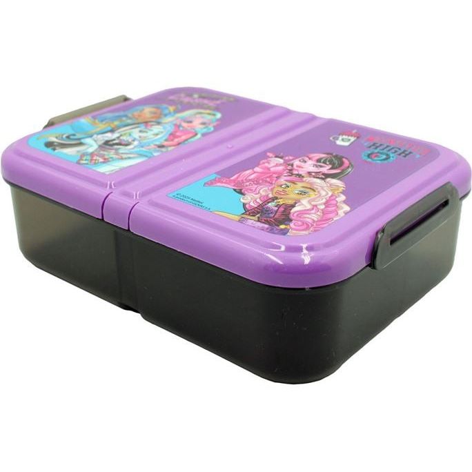 Monster High Clawsome, boîte à déjeuner multi-compartiments pour enfants – 18 × 14 × 6 cm, sans BPA