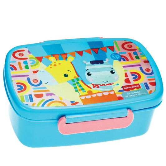 Fisher-Price Animals Microwave-Safe Lunch Box for Kids - 18 x 13 x 7 cm
