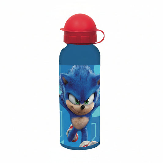 Sonic the Hedgehog Speed Aluminium-Trinkflasche mit Trinkverschluss für Kinder – 520 ml