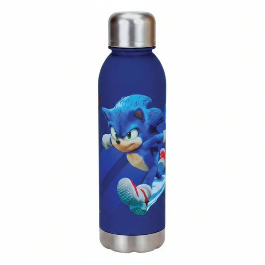 Sonic the Hedgehog Brawn Kunststoff-Trinkflasche mit Schraubverschluss für Kinder – 750 ml, BPA-frei