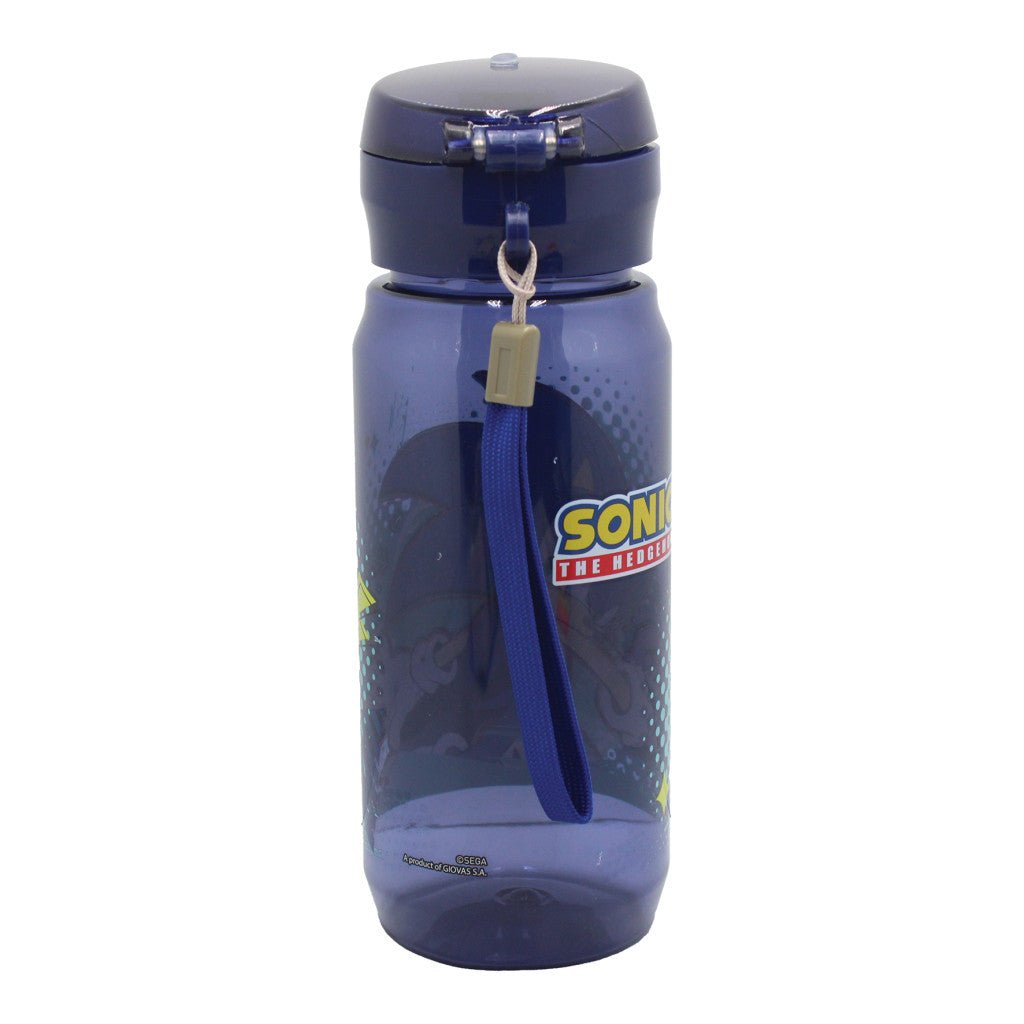 Sonic the Hedgehog Thunder Kunststoff-Trinkflasche mit Trinkverschluss für Kinder – 600 ml, BPA-frei