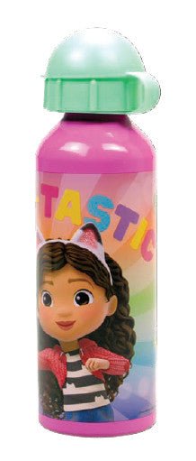 Gabby's Dollhouse Color Fade Aluminium-Trinkflasche mit Trinkverschluss für Kinder – 520 ml