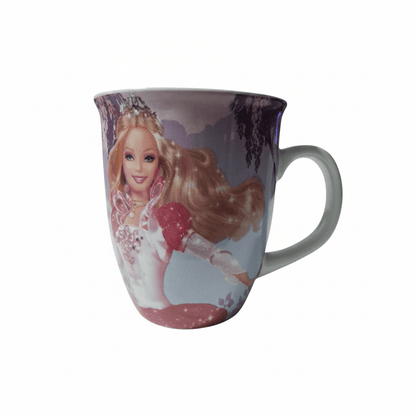 Barbie Porzellantasse „Die 12 tanzenden Prinzessinnen“ – Großer 360 ml Kaffeebecher – Rarität im Sonderverkauf