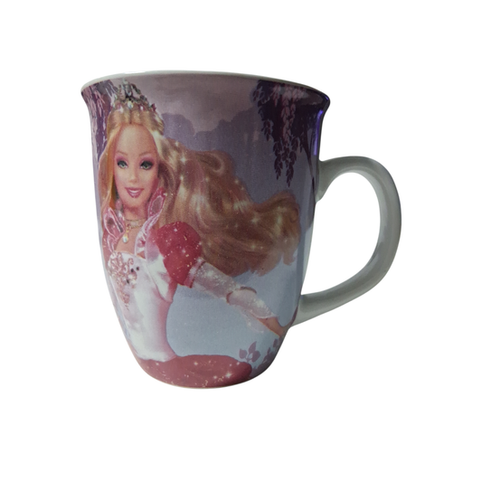 Barbie Porzellantasse „Die 12 tanzenden Prinzessinnen“ – Großer 360 ml Kaffeebecher – Rarität im Sonderverkauf