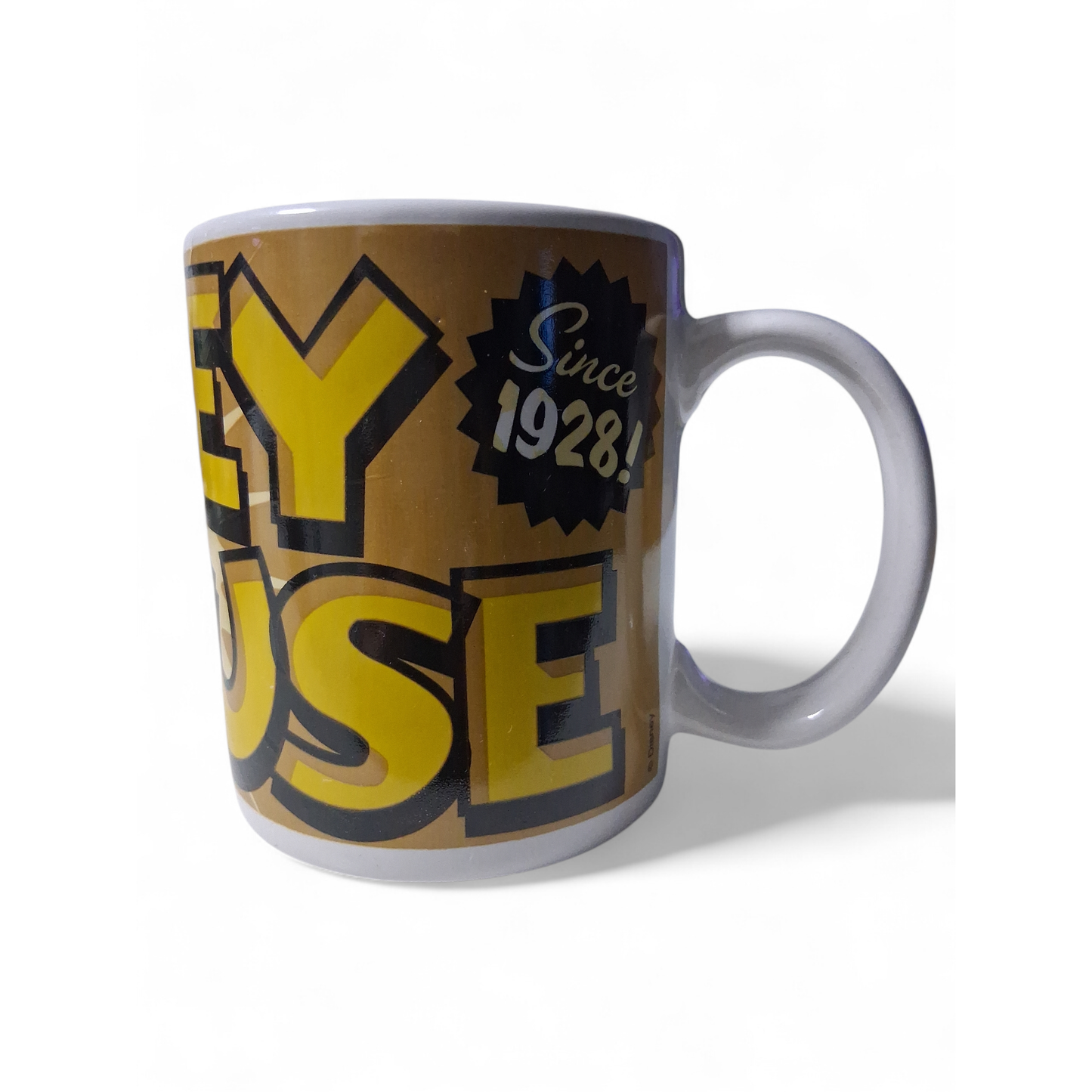 Disney Mickey Mouse Vintage Keramiktasse – „Since 1928“ Retro-Edition – 325ml Kinderbecher – Sonderverkauf Restposten