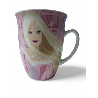 Barbie Porzellantasse – Fashion & Style Edition – Hochwertiger Kaffeebecher / Teetasse in Rosa – Sonderverkauf Restposten