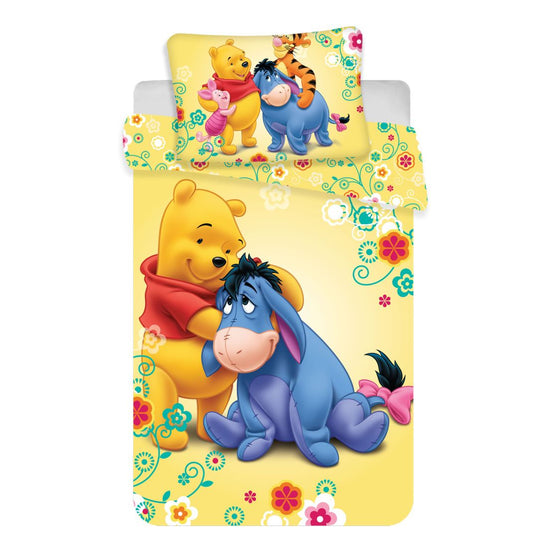 Disney Winnie the Pooh Eeyore Cot Bedding Set - 100 x 135 cm + 40 x 60 cm, Cotton