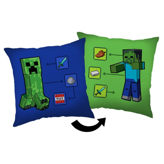 Minecraft How to Creeper dekoratives Kissen 40*40 cm
