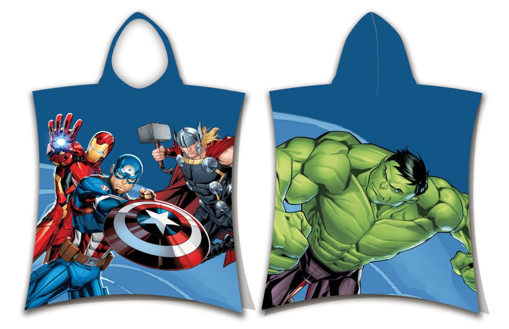 Avengers Hero Badeponcho für Kinder aus Baumwolle – 50 × 115 cm