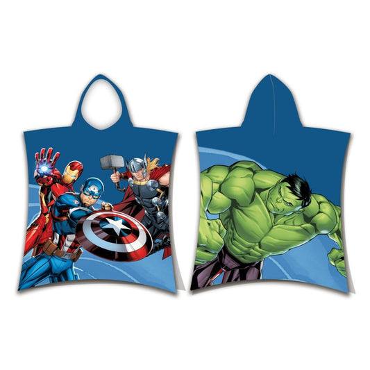 Avengers Hero Badeponcho für Kinder aus Baumwolle – 50 × 115 cm