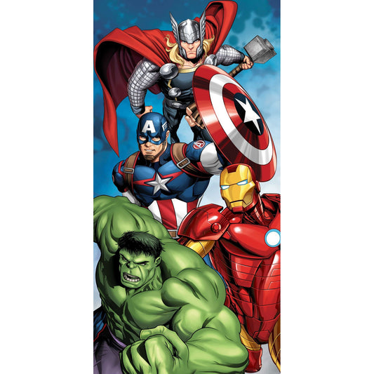 Avengers Power Badetuch für Kinder aus Baumwolle – 70 × 140 cm