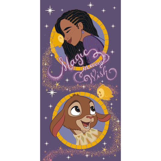 Disney Wish Magic, Cotton Beach Towel for Kids – 70 × 140 cm