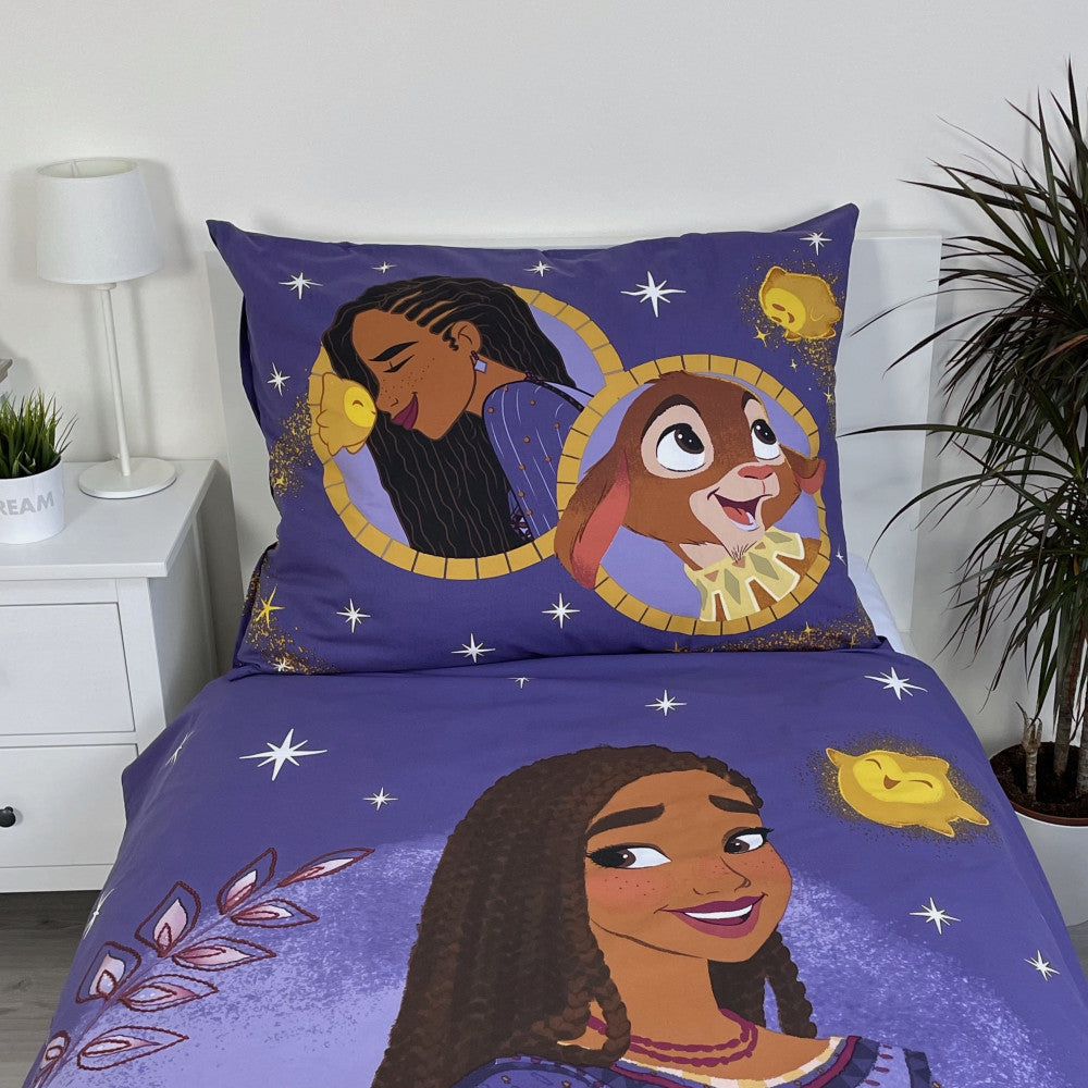 Disney Wish Bettwäsche 140×200cm, 70×90 cm