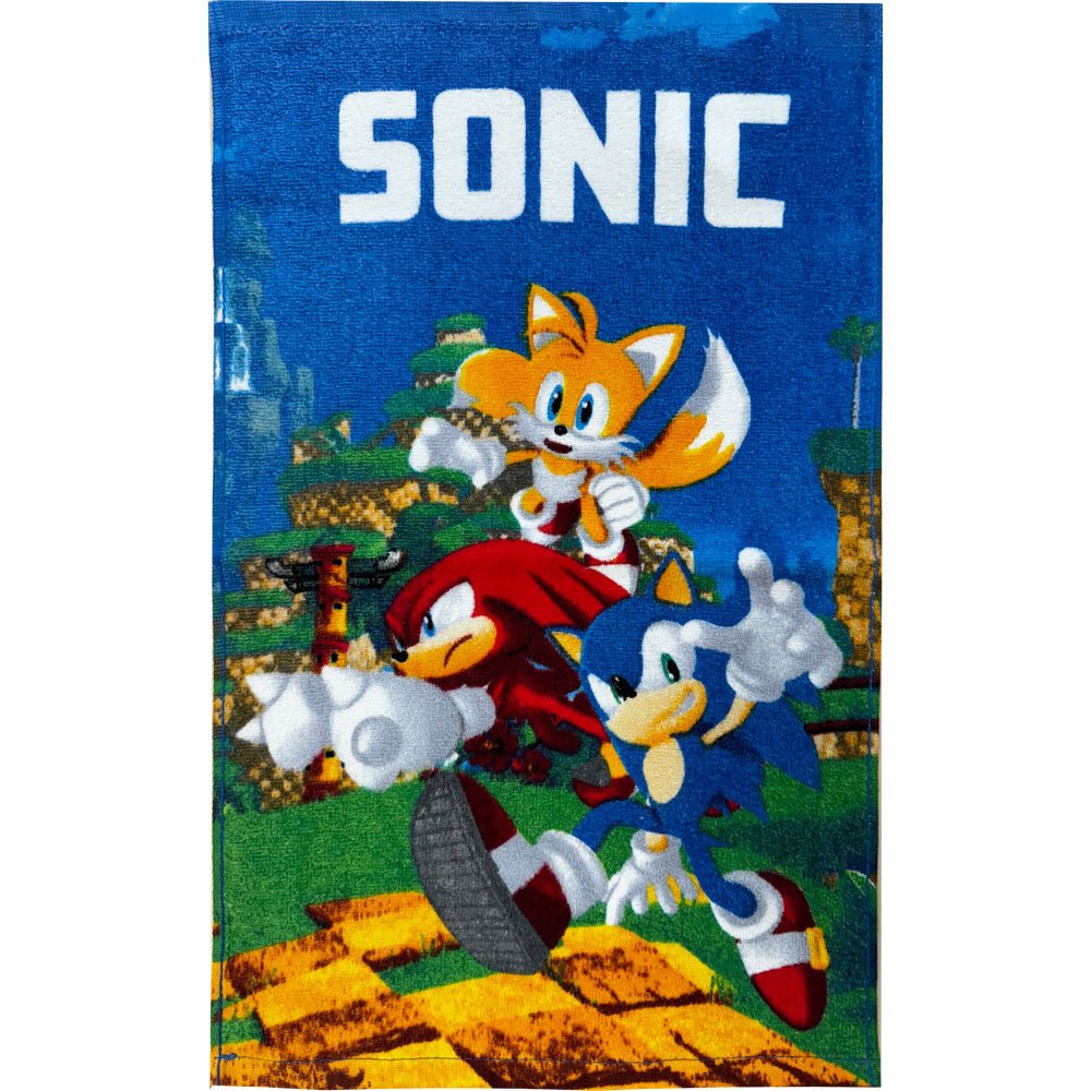 Sonic the Hedgehog Gesichtstuch für Kinder aus Baumwolle – 30 × 50 cm
