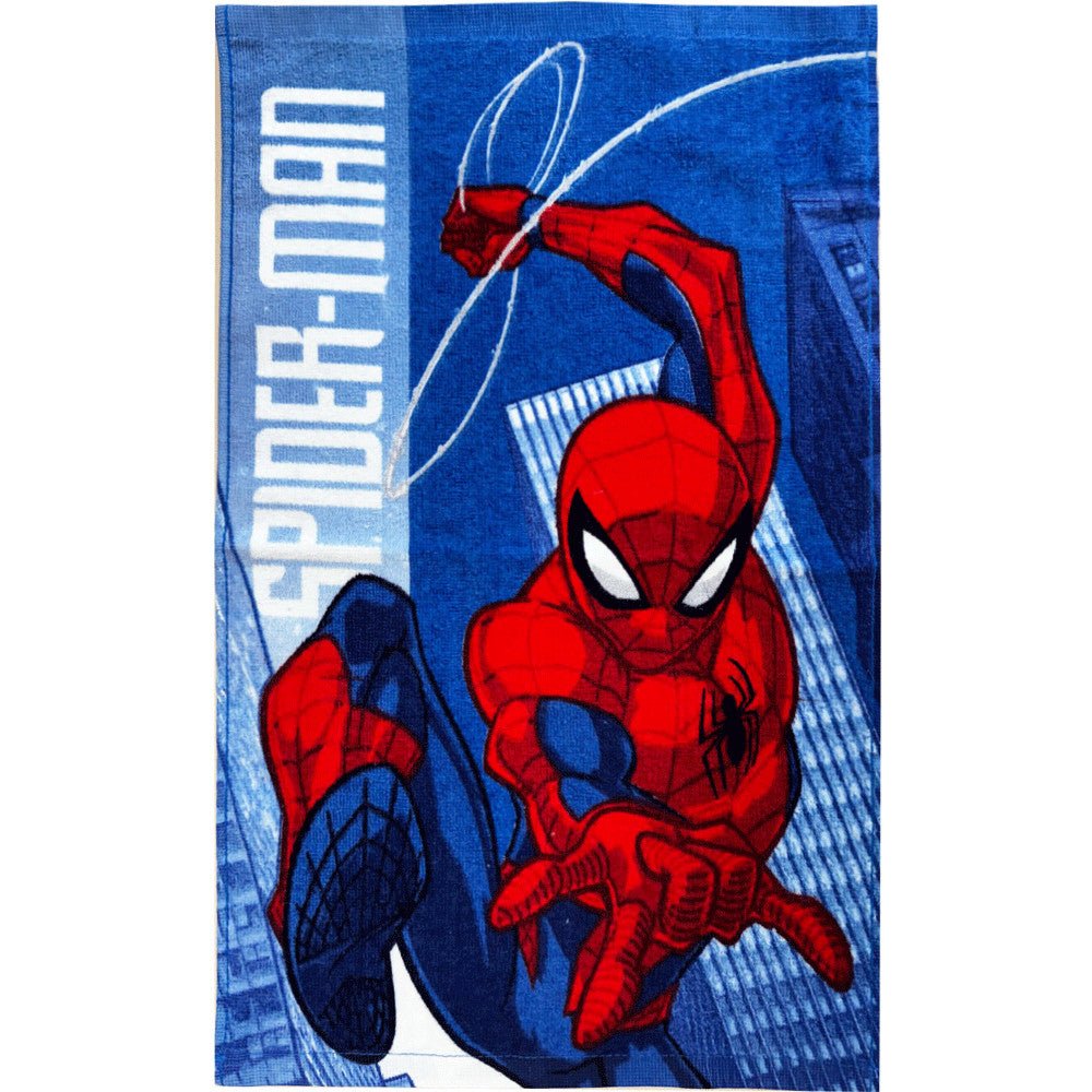 Spiderman Jump , Gesichtshandtuch Handtuch für Kinder aus Baumwolle – 30 × 50 cm