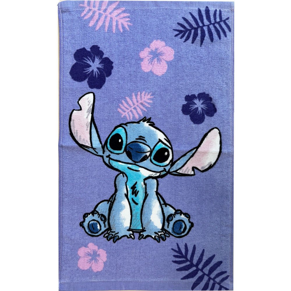 Disney Lilo und Stitch Purple Gesichtstuch für Kinder aus Baumwolle – 30 × 50 cm