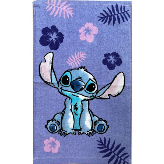 Disney Lilo und Stitch Purple Gesichtstuch für Kinder aus Baumwolle – 30 × 50 cm