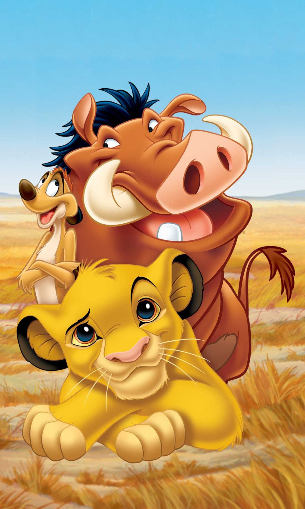 Disney Der König der Löwen Pride Lands Trio Gesichtstuch für Kinder aus Baumwolle – 30 × 50 cm