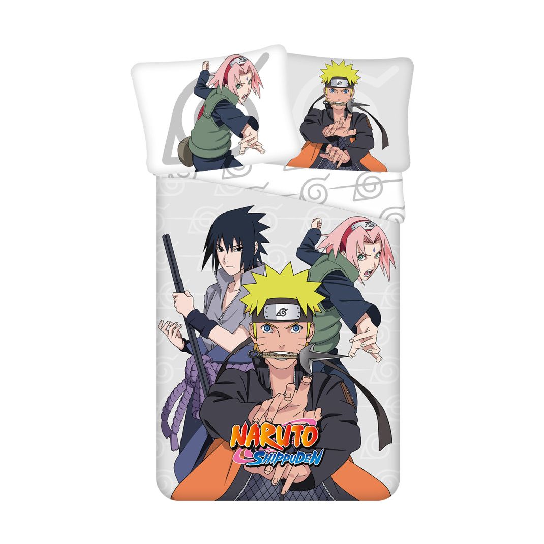 Naruto United Bettwäsche 140×200cm, 70×90 cm