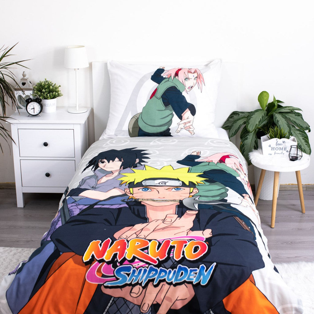 Naruto United Bettwäsche 140×200cm, 70×90 cm