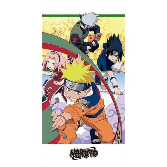 Naruto Team 7 Bath Towel for Kids made of Cotton – 70 × 140 cm