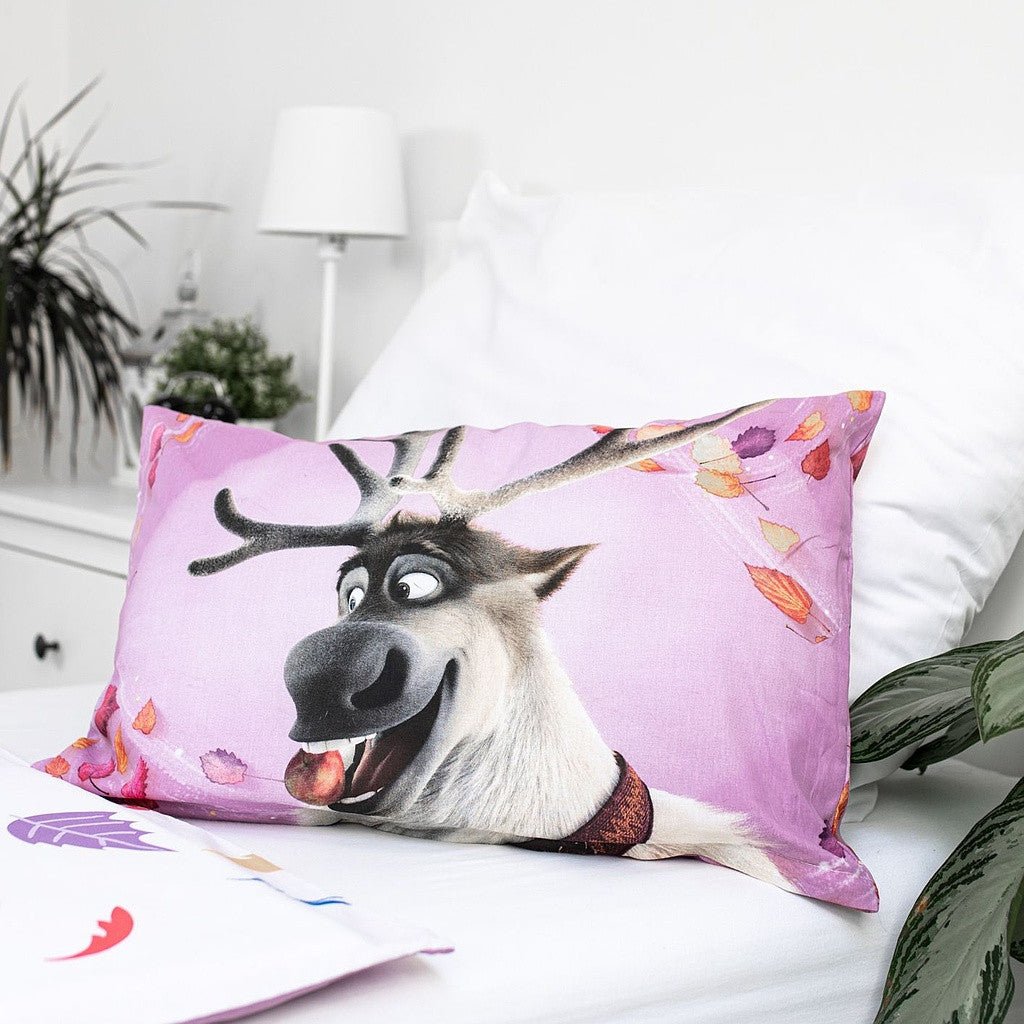 Disney Eiskönigin Wind Babybettwäsche-Set – 100 × 135 cm + 40 × 60 cm, Baumwolle