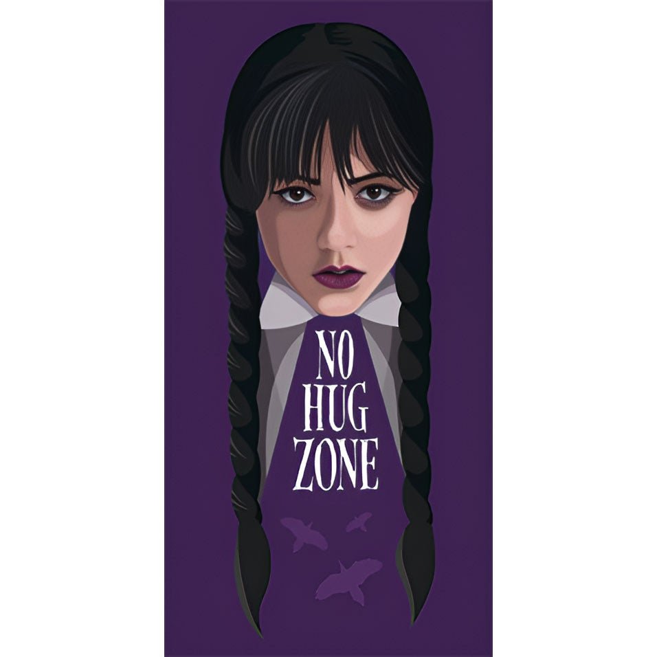 Wednesday No Hug Badetuch für Kinder aus Baumwolle – 70 × 140 cm