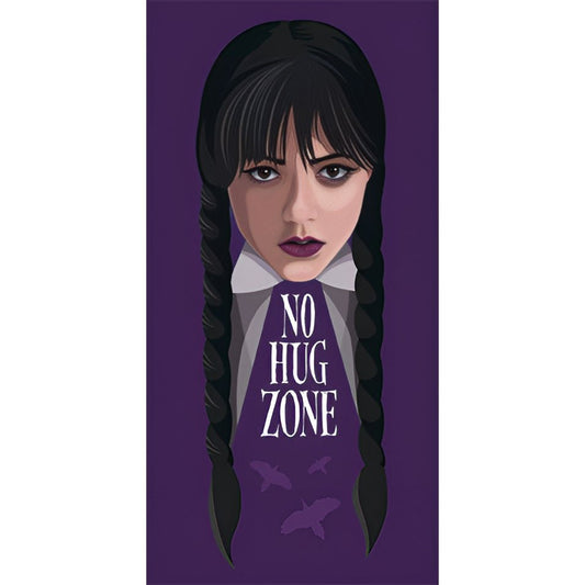 Wednesday No Hug Badetuch für Kinder aus Baumwolle – 70 × 140 cm