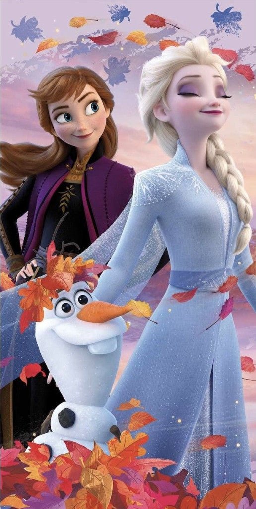 Disney Eiskönigin Nature Spell Badetuch für Kinder aus Baumwolle – 70 × 140 cm