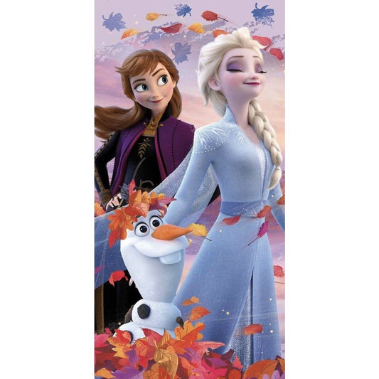 Disney Eiskönigin Nature Spell Badetuch für Kinder aus Baumwolle – 70 × 140 cm