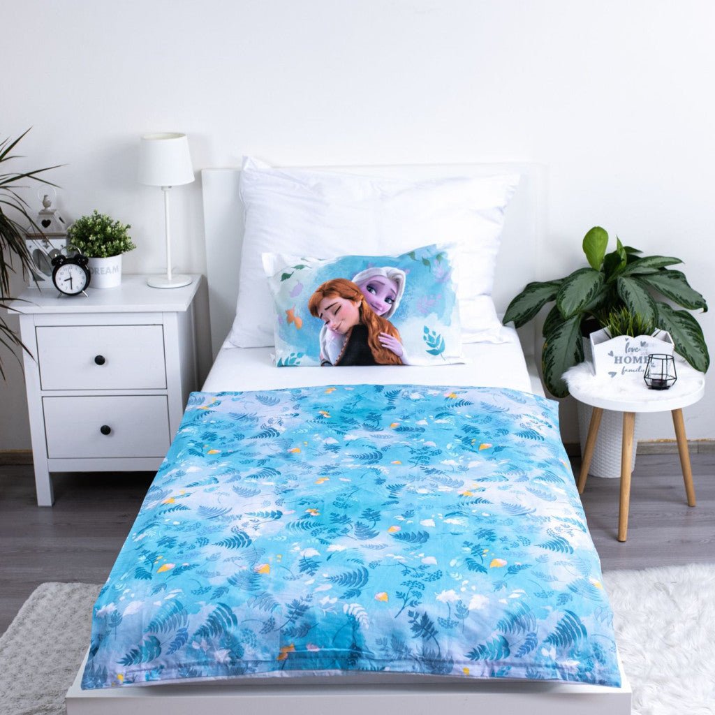 Disney Eiskönigin Nature is Magical Babybettwäsche-Set – 100 × 135 cm + 40 × 60 cm, Baumwolle