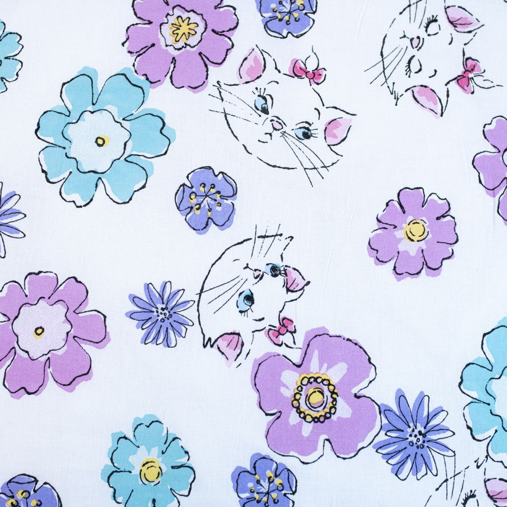Disney Marie Floral Bettwäschebezug 140×200cm, 70×90 cm