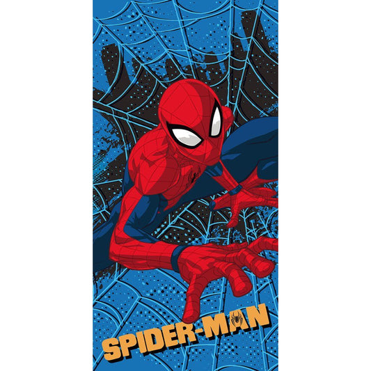 Spiderman Spider-Verse , ( ) Badetuch für Kinder aus Polyester – 70 × 140 cm
