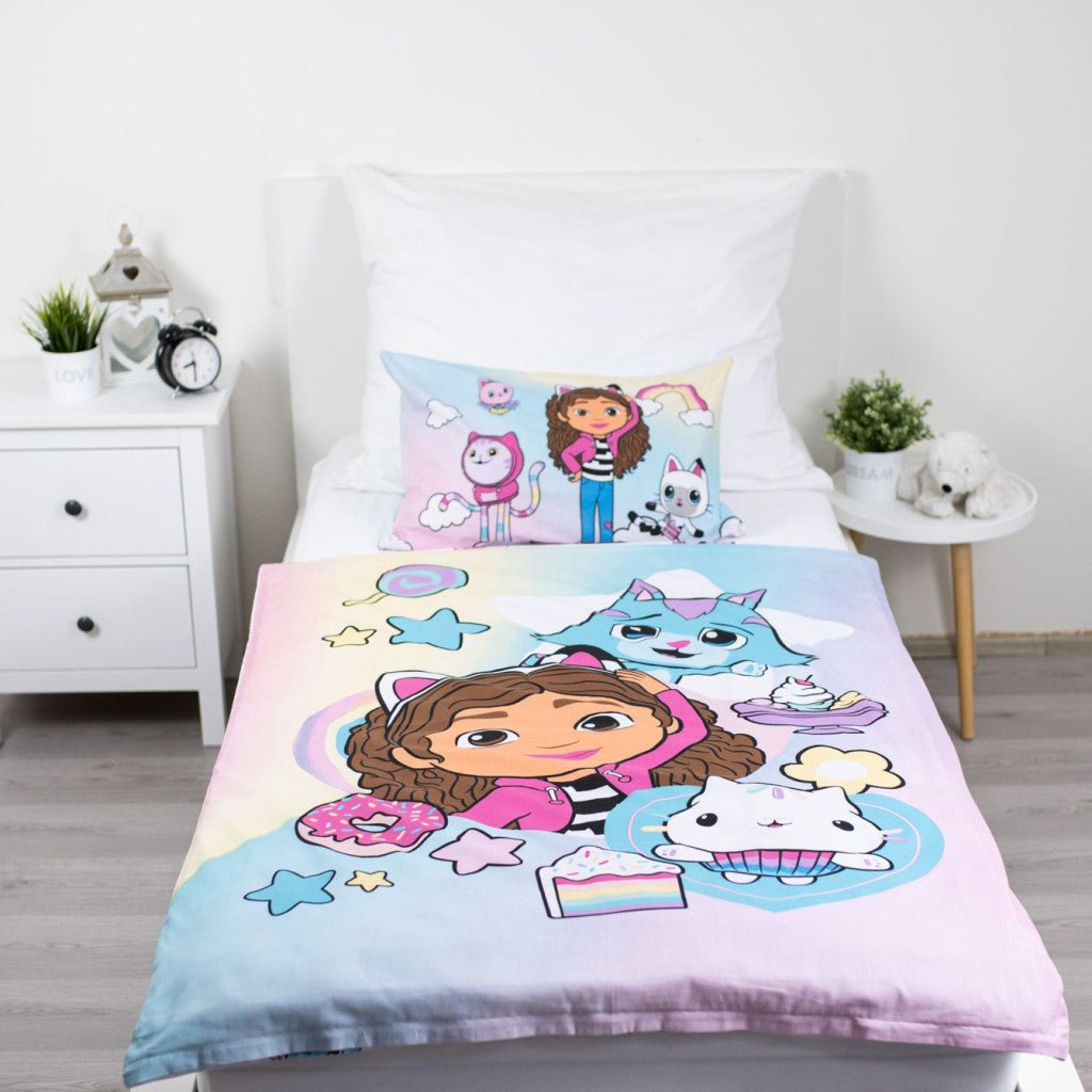 Gabby's Dollhouse Sugar Dream Babybettwäsche-Set – 100 × 135 cm + 40 × 60 cm, Baumwolle