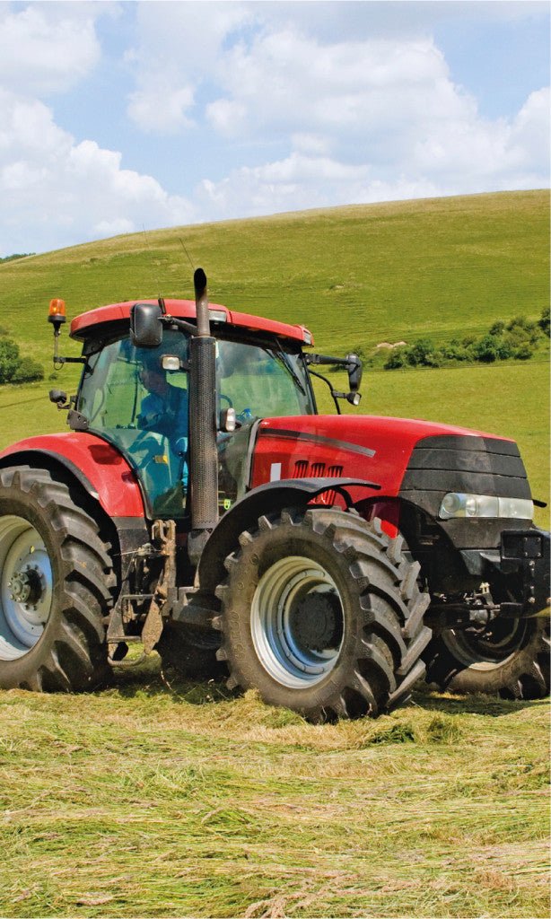 Traktor Red , Gesichtshandtuch Handtuch für Kinder aus Baumwolle – 30 × 50 cm