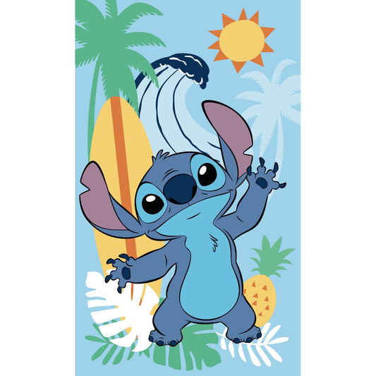 Disney Lilo und Stitch Ananas Gesichtstuch für Kinder aus Baumwolle – 30 × 50 cm