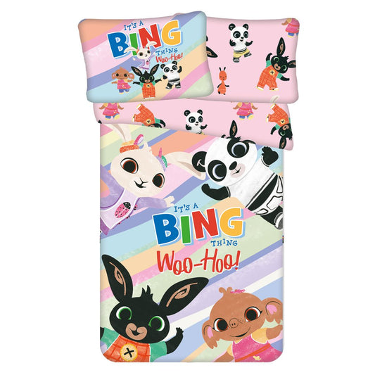 Bing It's a Thing - Cot Bedding Set - 100 x 135 cm + 40 x 60 cm, Cotton