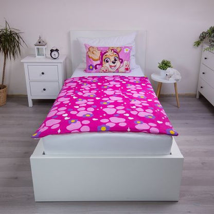 Paw Patrol Pawsome Toddler Duvet Cover Set - 100 x 135 cm + 40 x 60 cm, Cotton