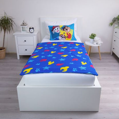 Housse de couette Pat' Patrouille Days Ahead, parure de lit bébé – 100 × 135 cm + 40 × 60 cm, coton