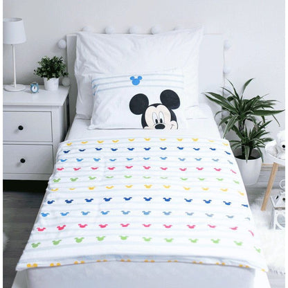 Disney Mickey Colors Babybettwäsche-Set – 100 × 135 cm + 40 × 60 cm, Baumwolle