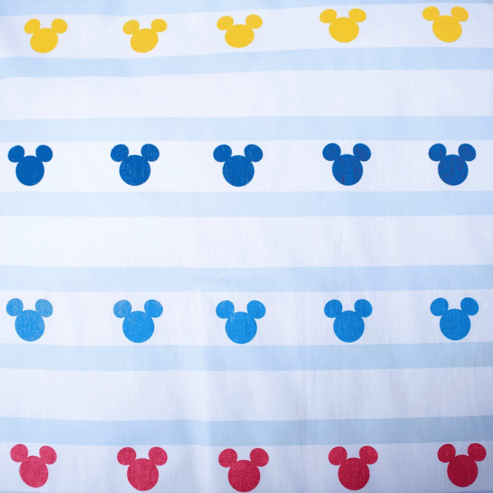 Disney Mickey Colors Babybettwäsche-Set – 100 × 135 cm + 40 × 60 cm, Baumwolle
