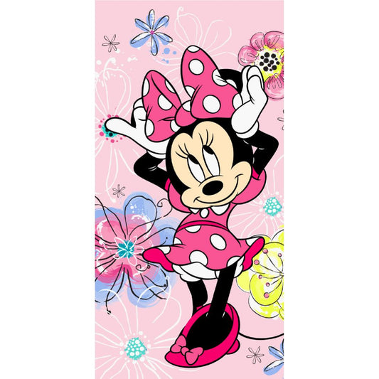 Disney Minnie Pink Bow, 70*140cm Kids' Cotton Bath Towel – 70 × 140 cm