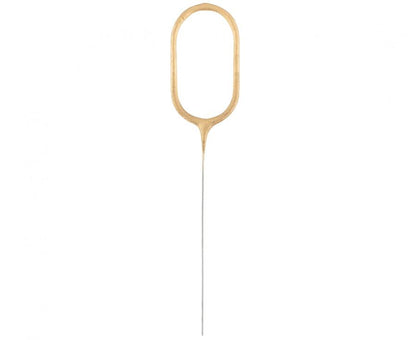 Nummer Gold Goldene Ziffer 0 Wunderkerze 17 cm