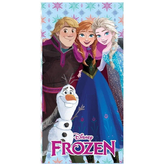 Disney Eiskönigin Friends Badehandtuch, ( ) Badetuch für Kinder aus Polyester – 70 × 140 cm