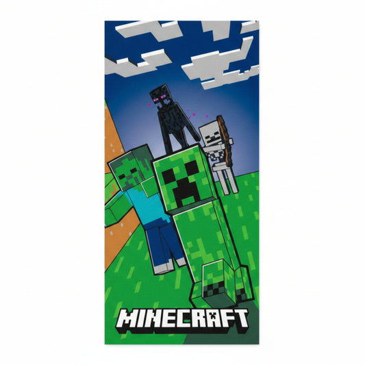 Minecraft Danger Zone ( ) Badetuch für Kinder aus Polyester – 70 × 140 cm